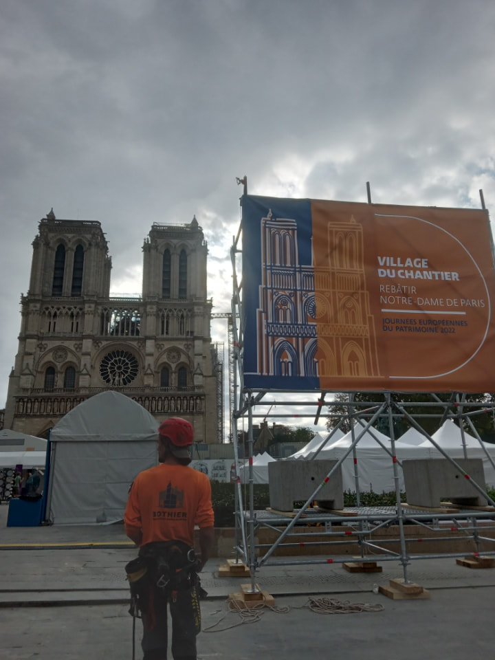 Parvis de Notre-Dame de Paris, Journées Européennes du Patrimoine 2022