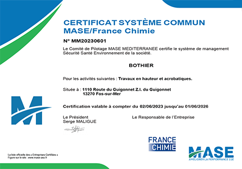 Certification Mase 2023