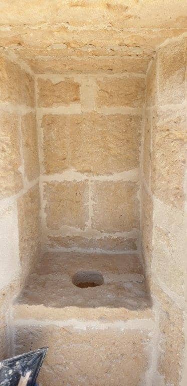 Joints de pierre de taille au Fort de Bouc à Martigues